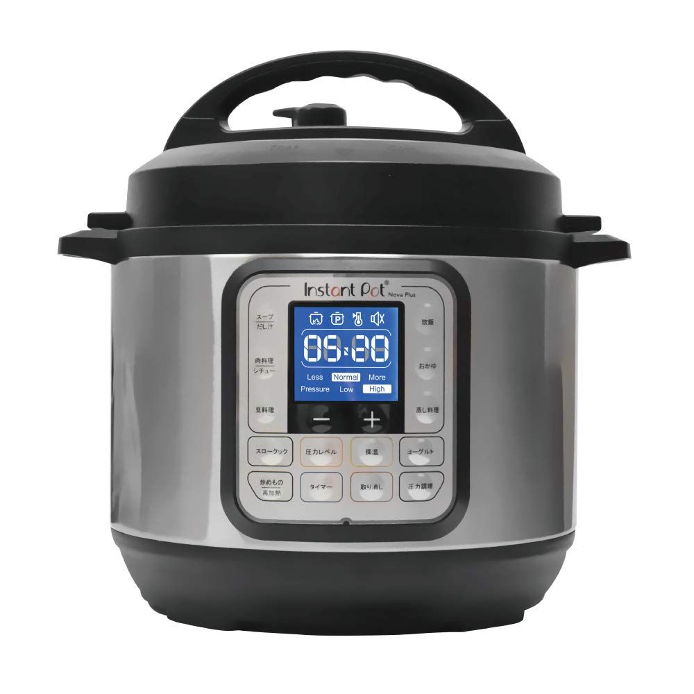 正規輸入品 マルチ電気圧力鍋 Instant Pot インスタントポット 1台7役 Nova Plus Mini 3 0 L ブラック ISP 1003