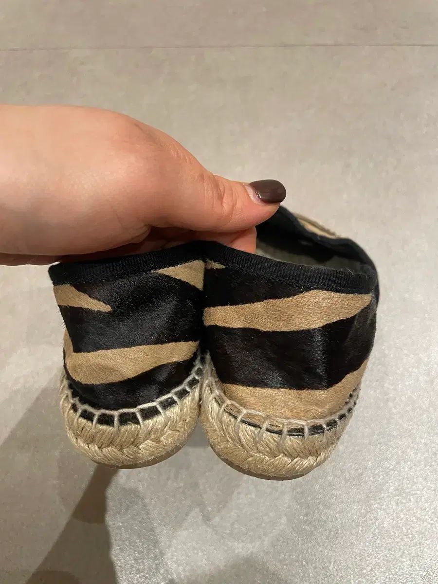  マークジェイコブス ゼブラ エスパドリーユ 37 フラットシューズ バレエシューズ パンプス