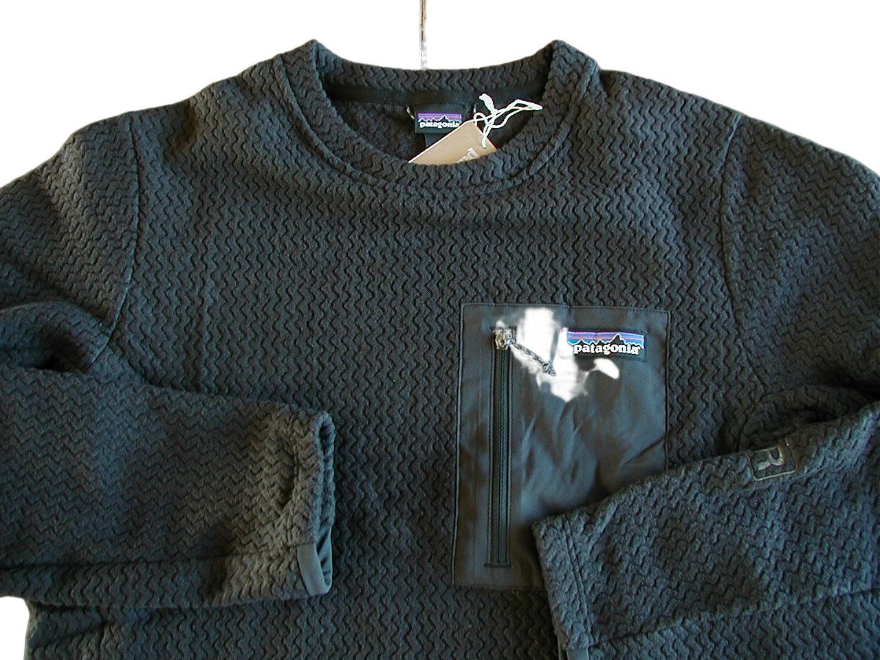 XS パタゴニア Ｍ’s R 1 エア クルー patagonia Black BLK