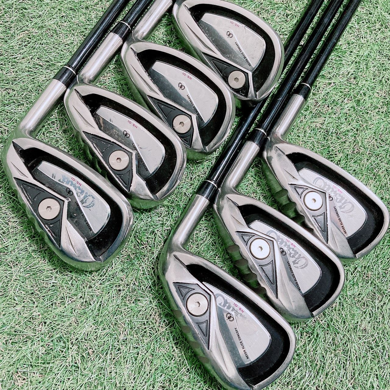 つるや ワンサイダー NS-01 アイアンセット7本 6-S 純正カーボン