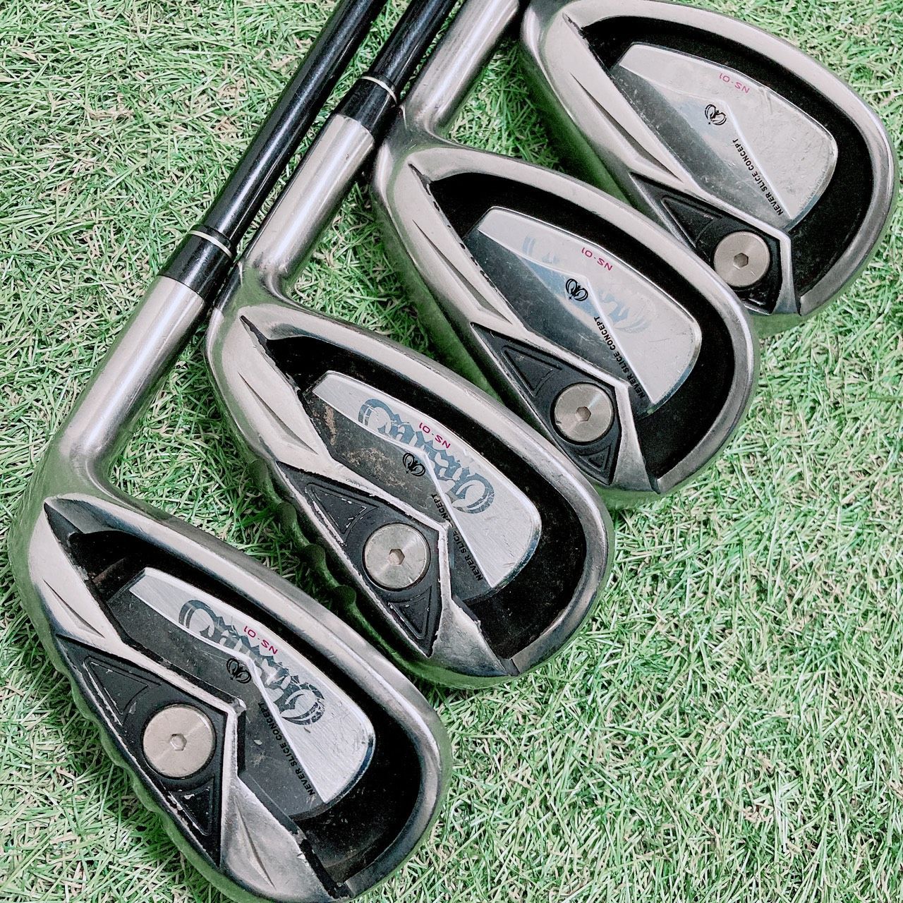つるや ワンサイダー NS-01 アイアンセット7本 6-S カーボン フレックスR キャビティ