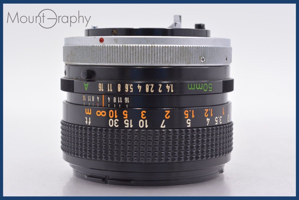 キヤノン Canon FD 50 mm F 1 4 S C 前後キャップ レンズフィルター付 同梱無料 am 2027