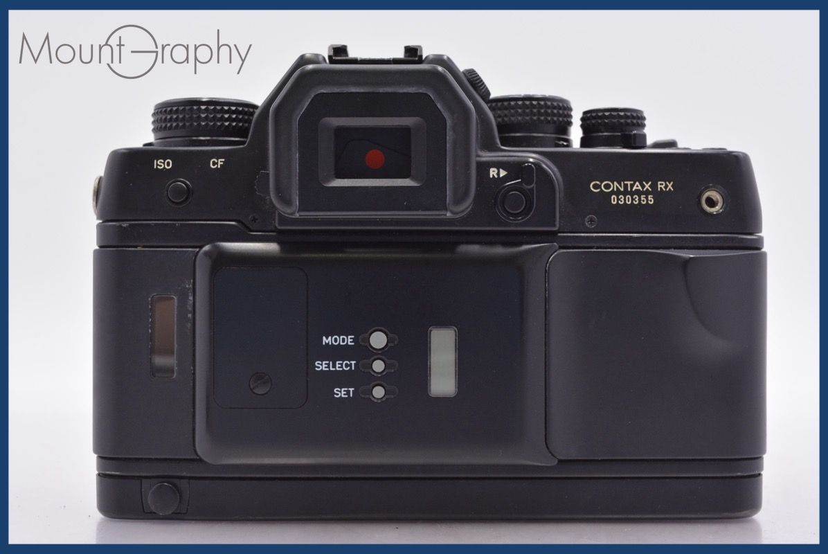 ☆極上美品☆ コンタックス CONTAX RX ボディキャップ付 ☆完動☆同梱