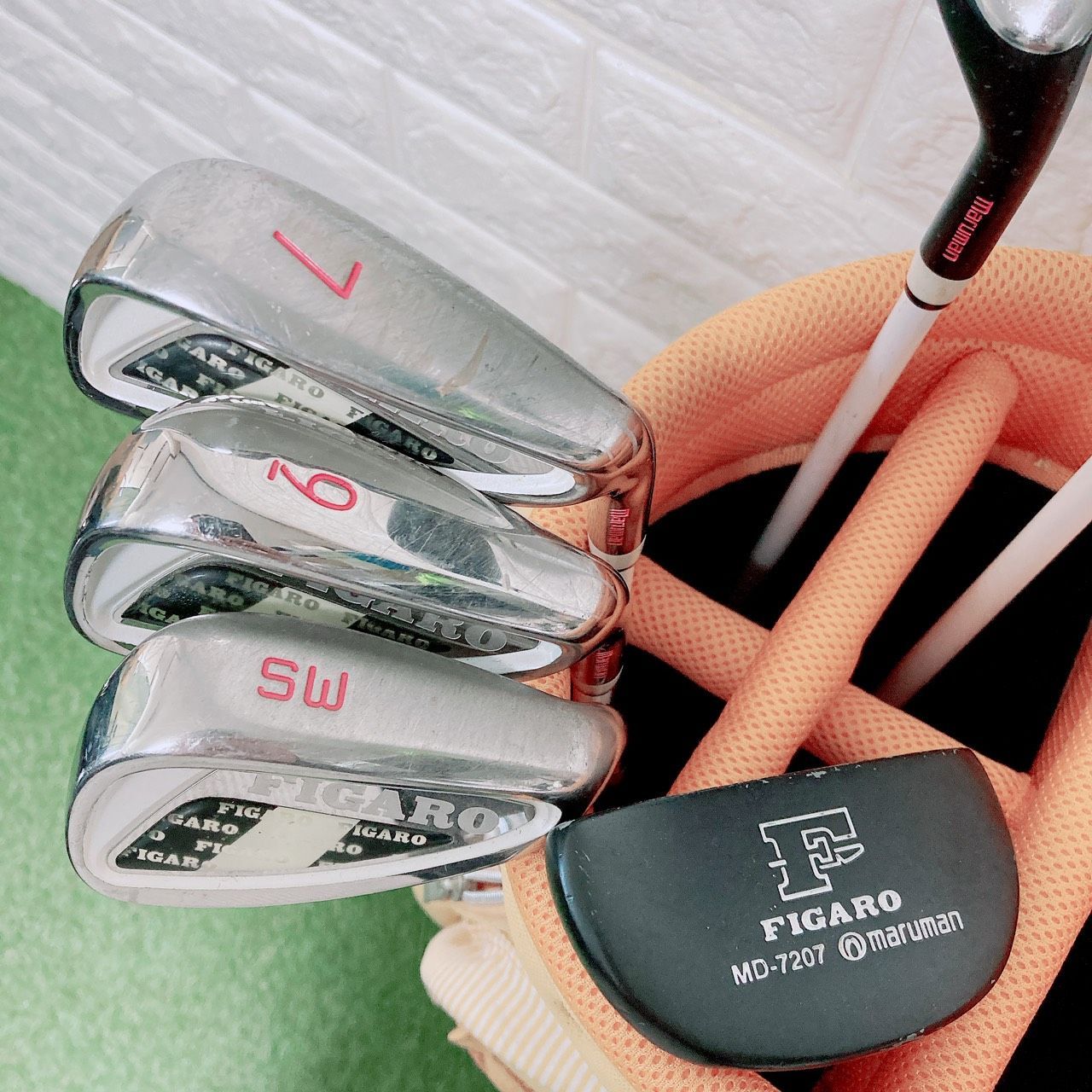 レディース ゴルフクラブセット maruman FIGARO ハーフセット 7本
