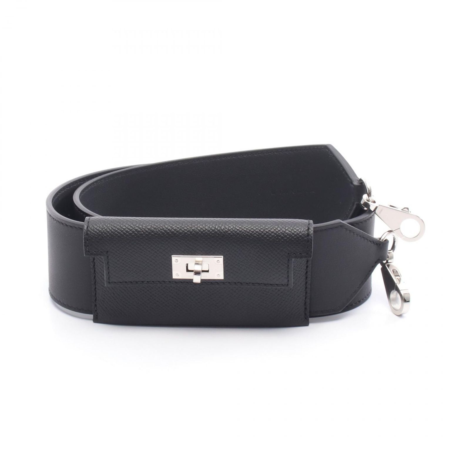 エルメス HERMES ショルダーストラップ バンドリエール ケリーポケット ブラック その他 レディース