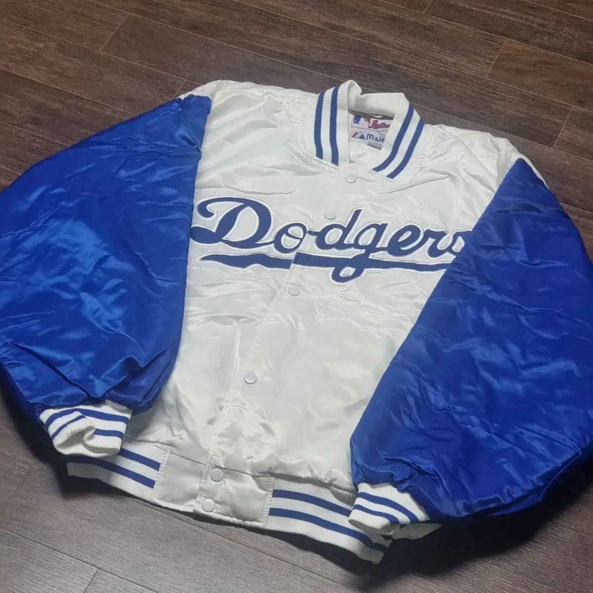 L マジェスティック スクール LA ドジャーズ 星条旗 MLB スタジャン アウター ジャケット