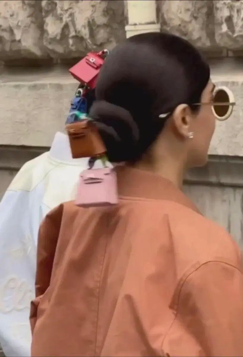 エルメス ミニケリー バッグチャーム ピンク シルバー 定価500台