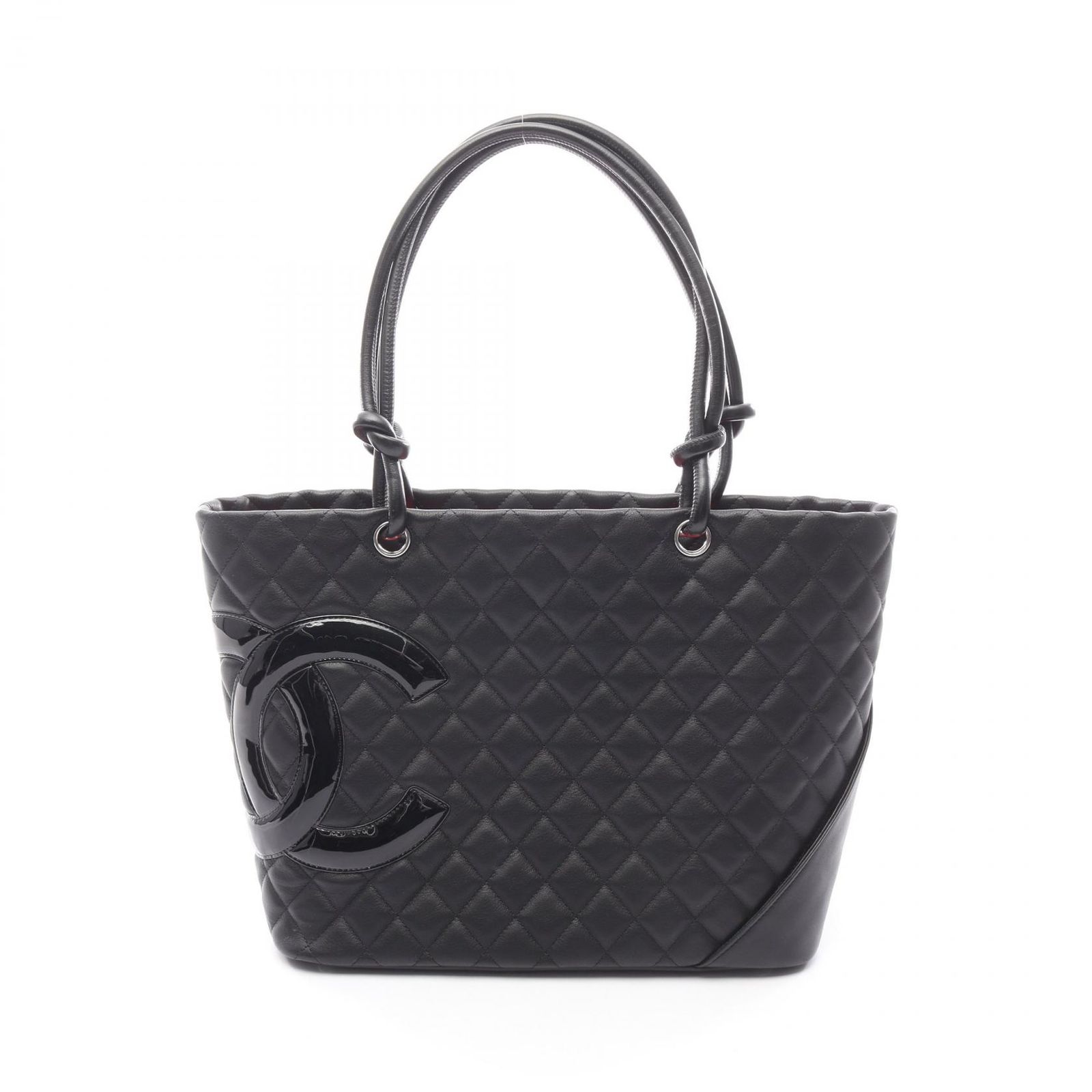 シャネル CHANEL トートバッグ カンボンライン ラージ ブラック