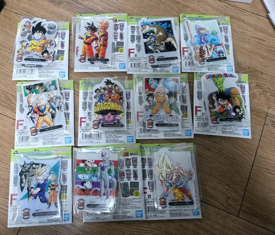 ドラゴンボール 40周年 F賞 売れ筋 アクリル 11種 まとめ 一番くじ