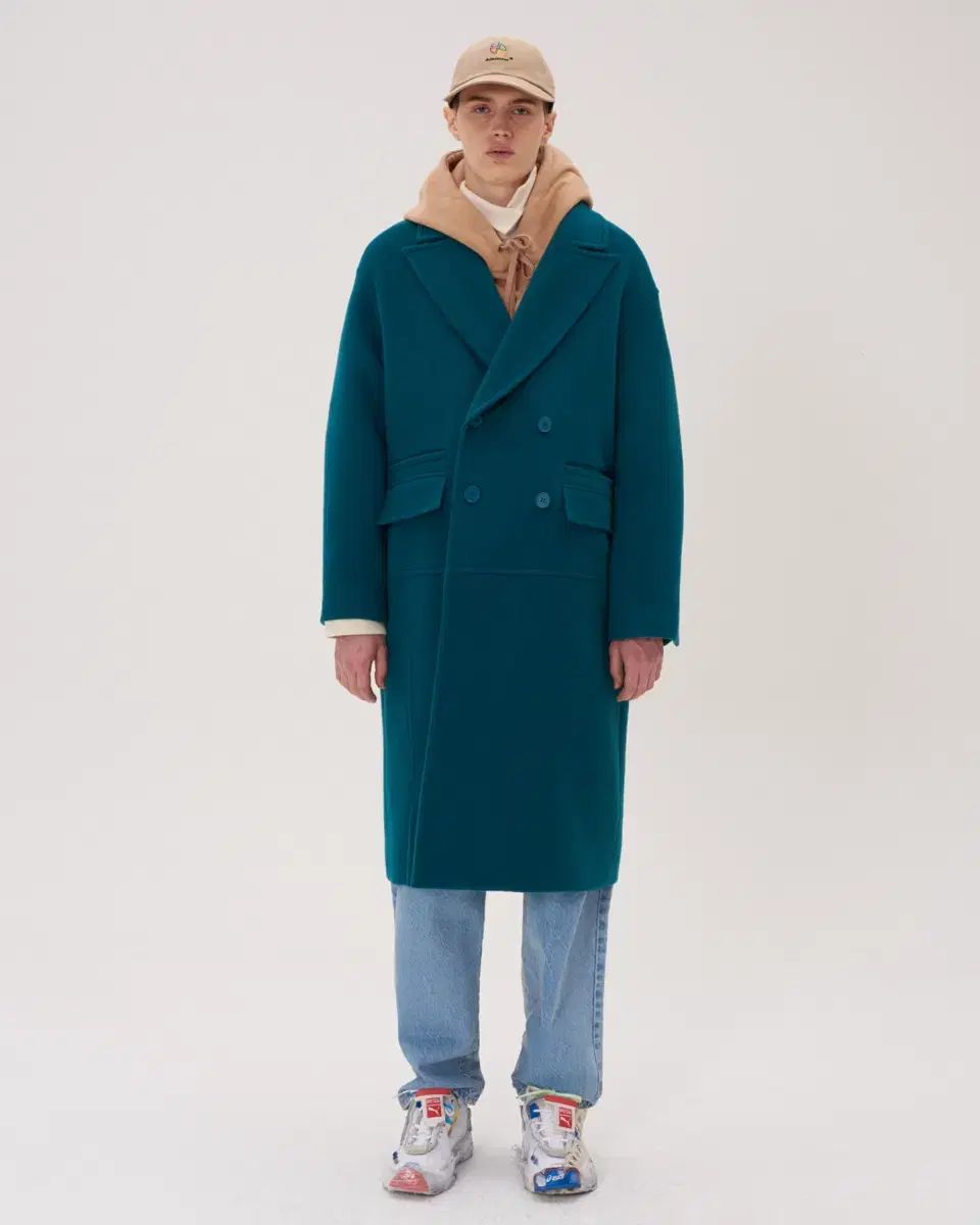 A2 ADER ERROR アーダーエラー ドロップ ショルダー ダブル コート