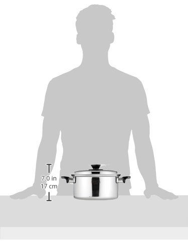  ビタクラフト 深型 両手鍋 IH対応 ステンレス 蓋付 10年保証 アメリカ製 ウルトラ 4 0 L 9204 銀 両手鍋 鍋 グリル