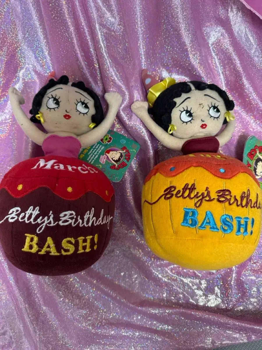 ヴィンテージ ベティ ブープ センイルケーキ ぬいぐるみ 2 COLOR