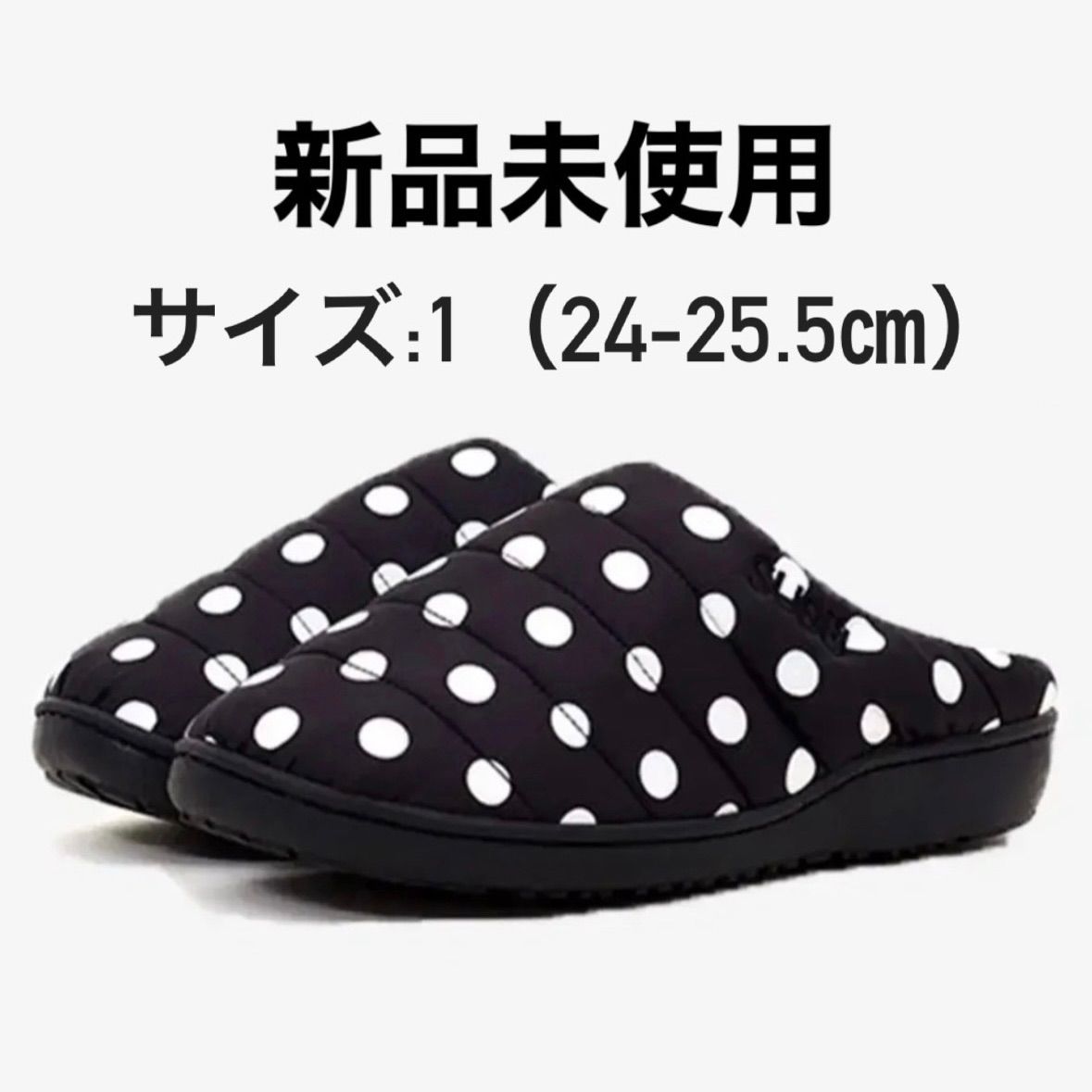 SUBU ドット 水玉 24 25 5 サンダル スリッパ