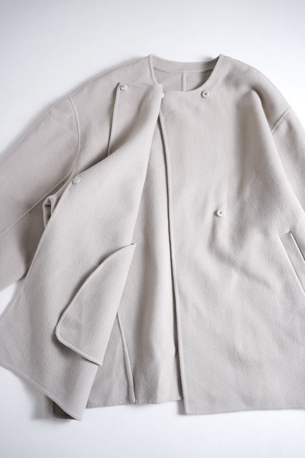 867t*SLOBE IENA スローブイエナ HAMILTON ダブルフェイス ウール