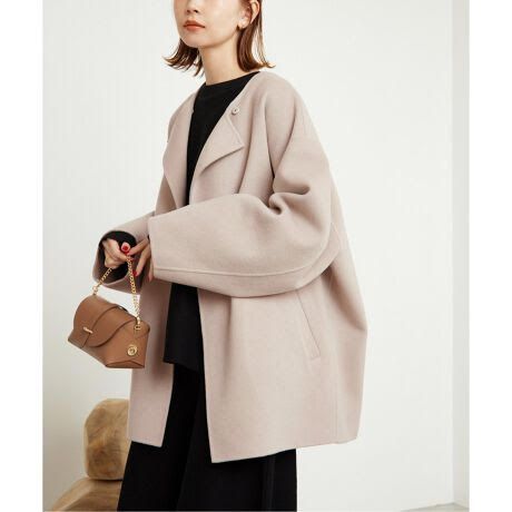 867t*SLOBE IENA スローブイエナ HAMILTON ダブルフェイス ウール