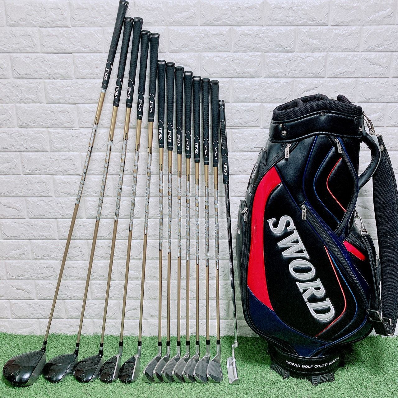 ゴルフクラブ メンズ セット KATANA SWORD ATC589 13本 初心者