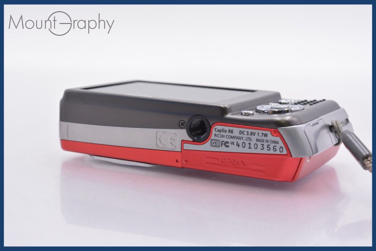 【美品】【動作確認済】RICOH Caplio R6 RICOH リコー Caplio R6 ブラック 動作未確認