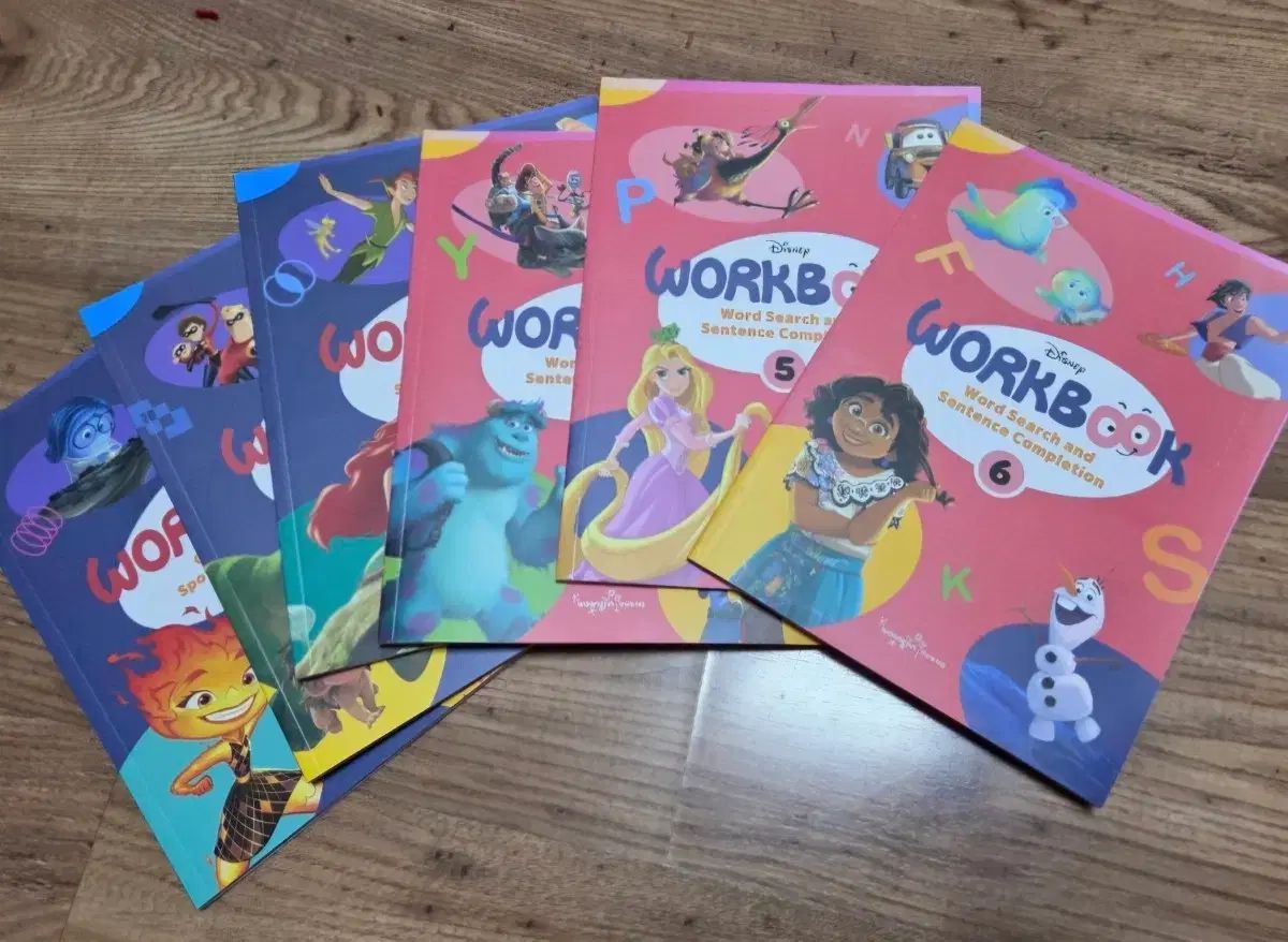 웅진 ディズニー インタラクティブ リーディング 45巻全集 ワークブック