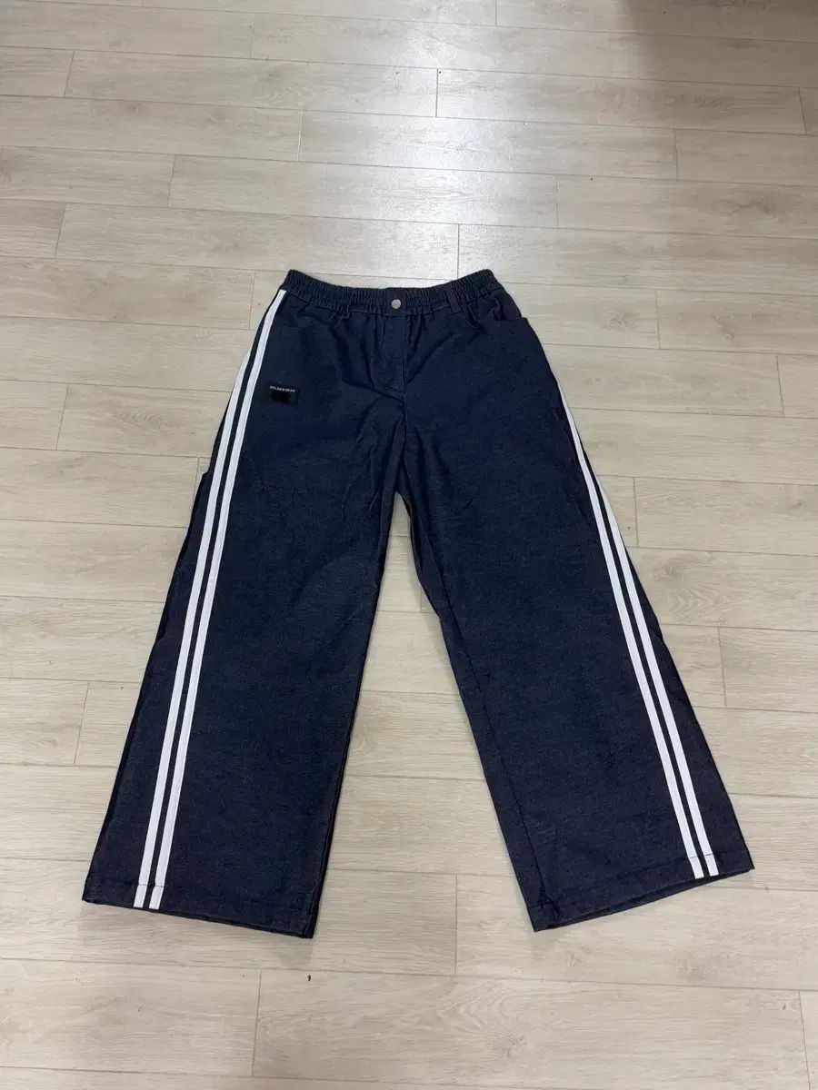 ゴールデンベア レディース サイドライン ワイド パンツ - 텍あり