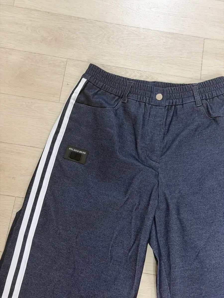 ゴールデンベア レディース サイドライン ワイド パンツ - 텍あり
