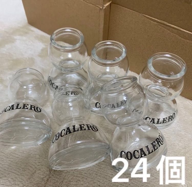 未使用 24個】 コカレロ ガラス製 ボムグラス COCALERO コカボム