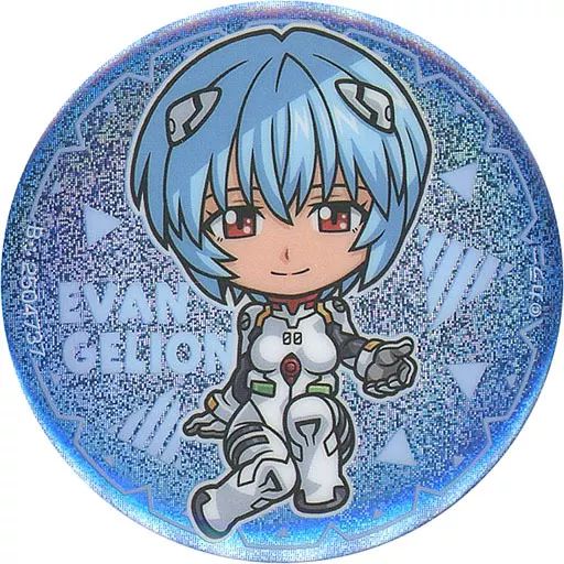 中古】バッジ・ピンズ 綾波レイB 缶バッジ 「ガシャポンくじ シン