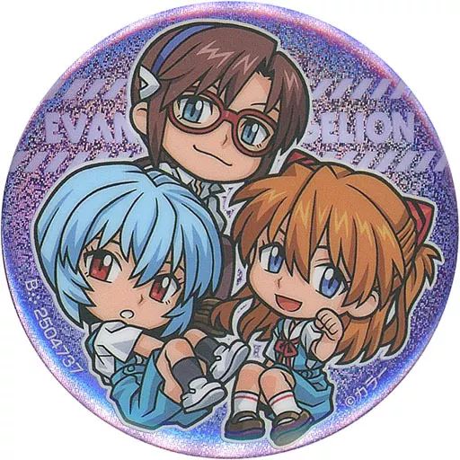 中古】バッジ・ピンズ 綾波レイ＆式波・アスカ・ラングレー＆真希波