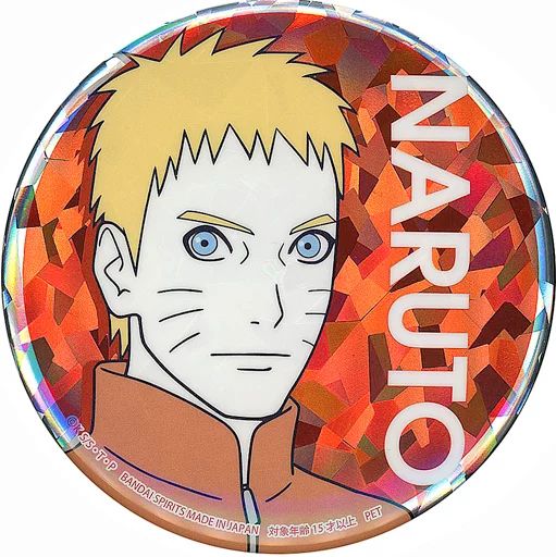 NARUTO プライズ缶バッジ NARUTO シャイニーカラー缶バッジ バッジ・ピンズ うずまきナルト(英語右側) 缶バッジ～シャイニーカラー