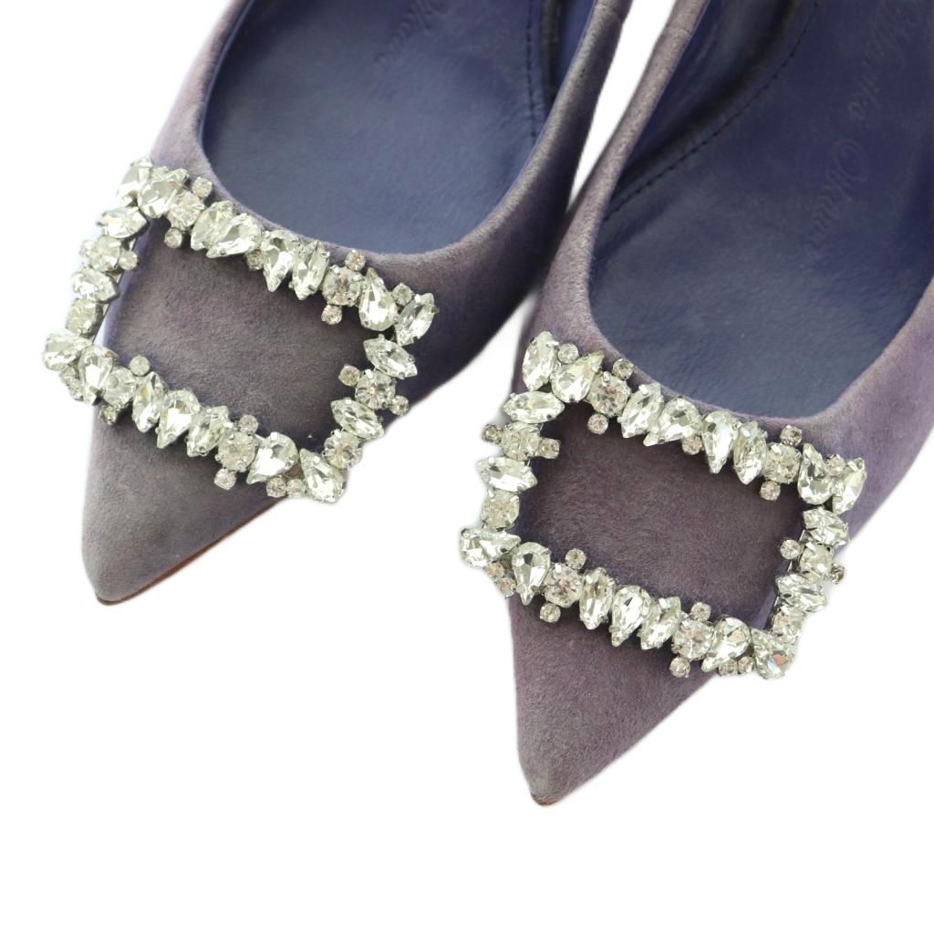 美品ツル by マリコ オイカワ ポインテッドトゥ スエード プレーン パンプス ツル バイ マリコオイカワ TSURU by Mariko Oikawa パンプス ポイン