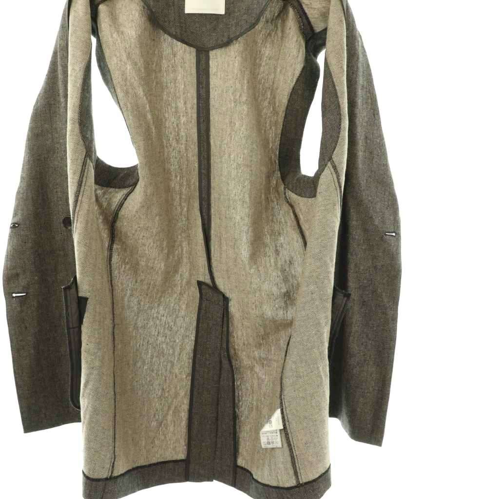 ガリャルダガランテ GALLARDAGALANTE 24SS リネンダブルベスト 前開き