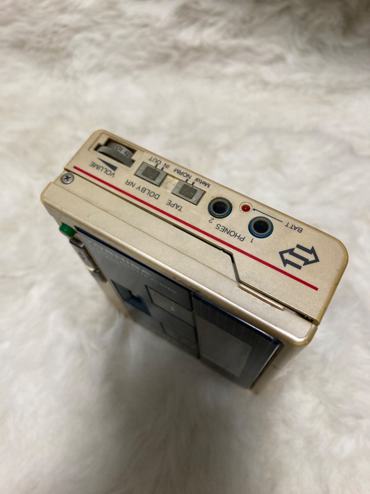 □TOSHIBA 東芝 KT-AS1 Walky カセットプレーヤー KT-AS1 カセット