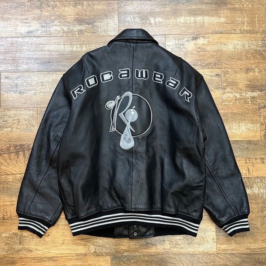 ROCAWEAR ロカウェア レザー ジャケット スタジャン XL - メルカリ