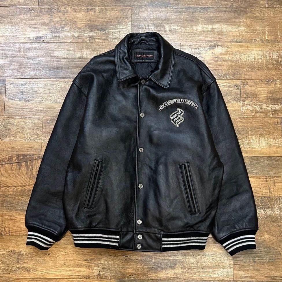 ROCAWEAR ロカウェア レザー ジャケット スタジャン XL - メルカリ
