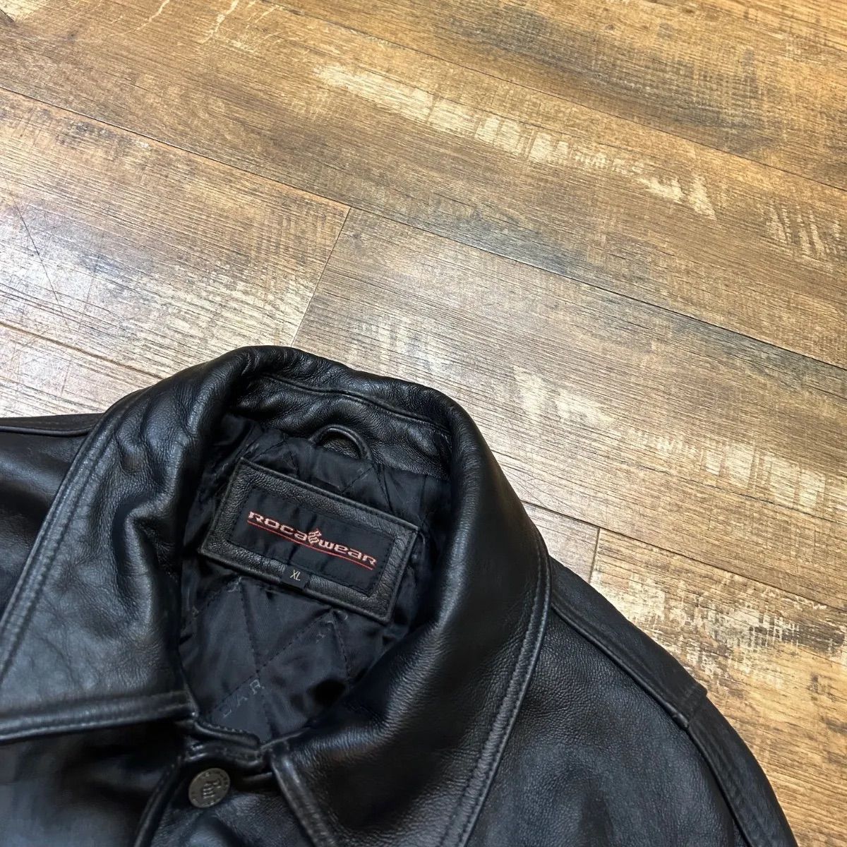 ROCAWEAR ロカウェア レザー ジャケット スタジャン XL - メルカリ