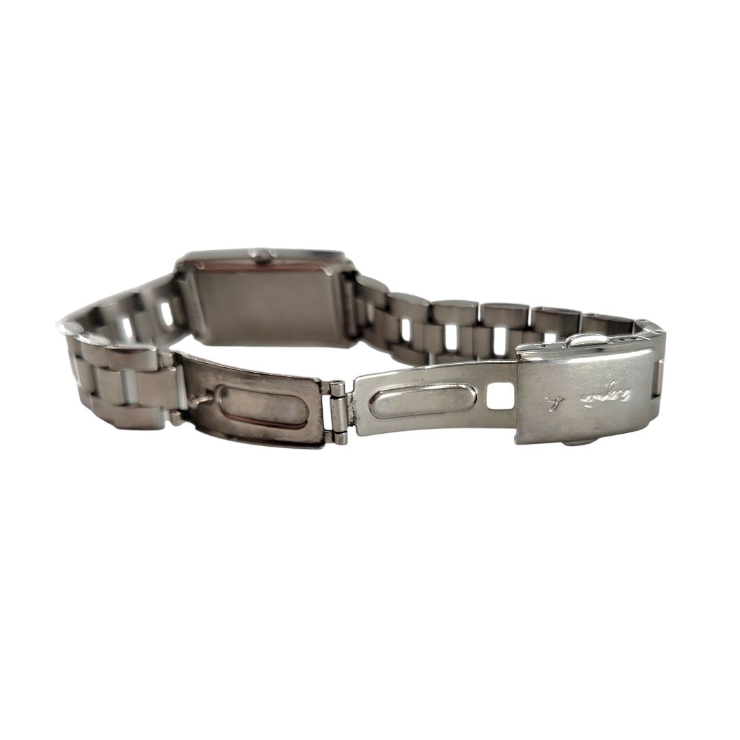 動作未確認】agnes b. アニエスベー 腕時計 クォーツ スクエア ピンク