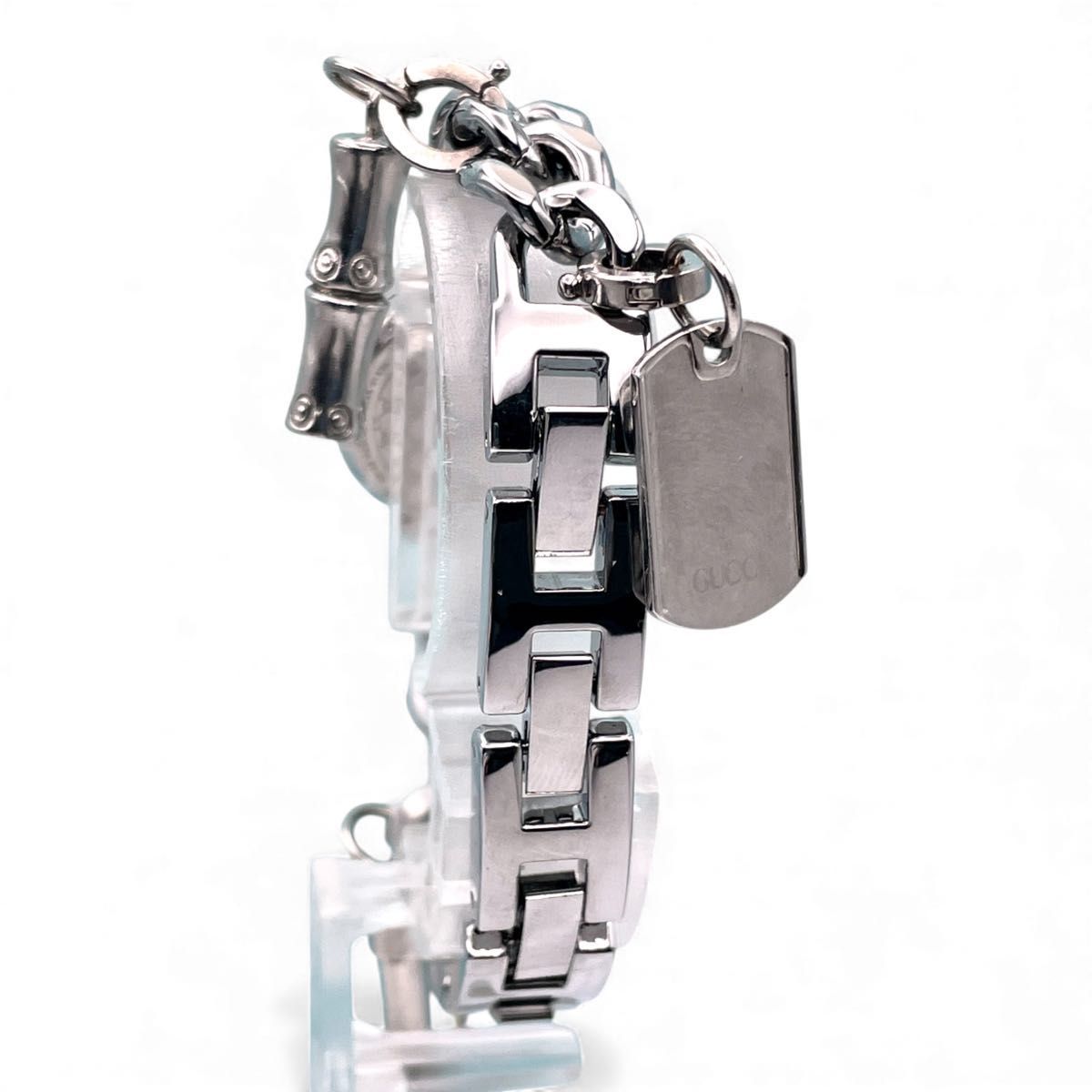 GUCCI グッチ 腕時計 チェーンブレスレット 稼働品 GUCCI（グッチ） 保証付 チェーンブレスウォッチ 6155L クォーツ