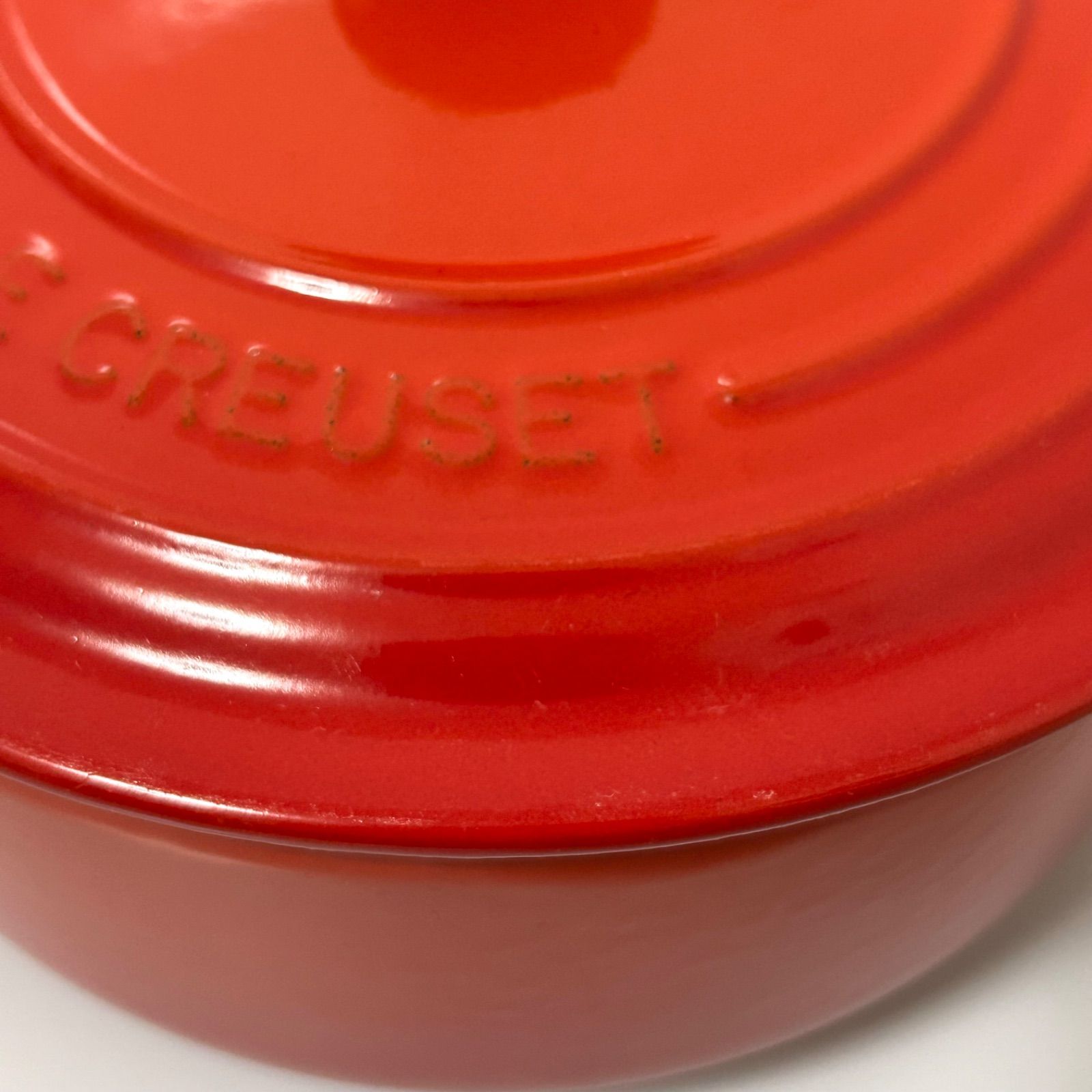  LE CREUSET ル クルーゼ チリレッド 20 cm ココットロンド 両手鍋 赤色 鋳物 両手鍋 鍋 グリル