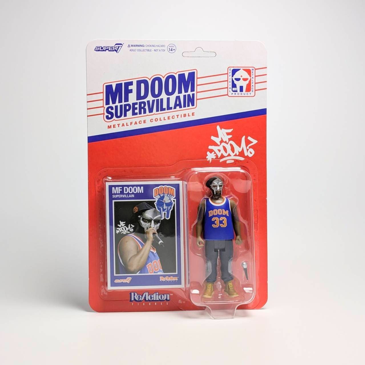 MF DOOM NYC SuperVillain ReAction フィギュア ReAction Figures リアクション フィギュア 】MF DOOM SUPERVILLAIN