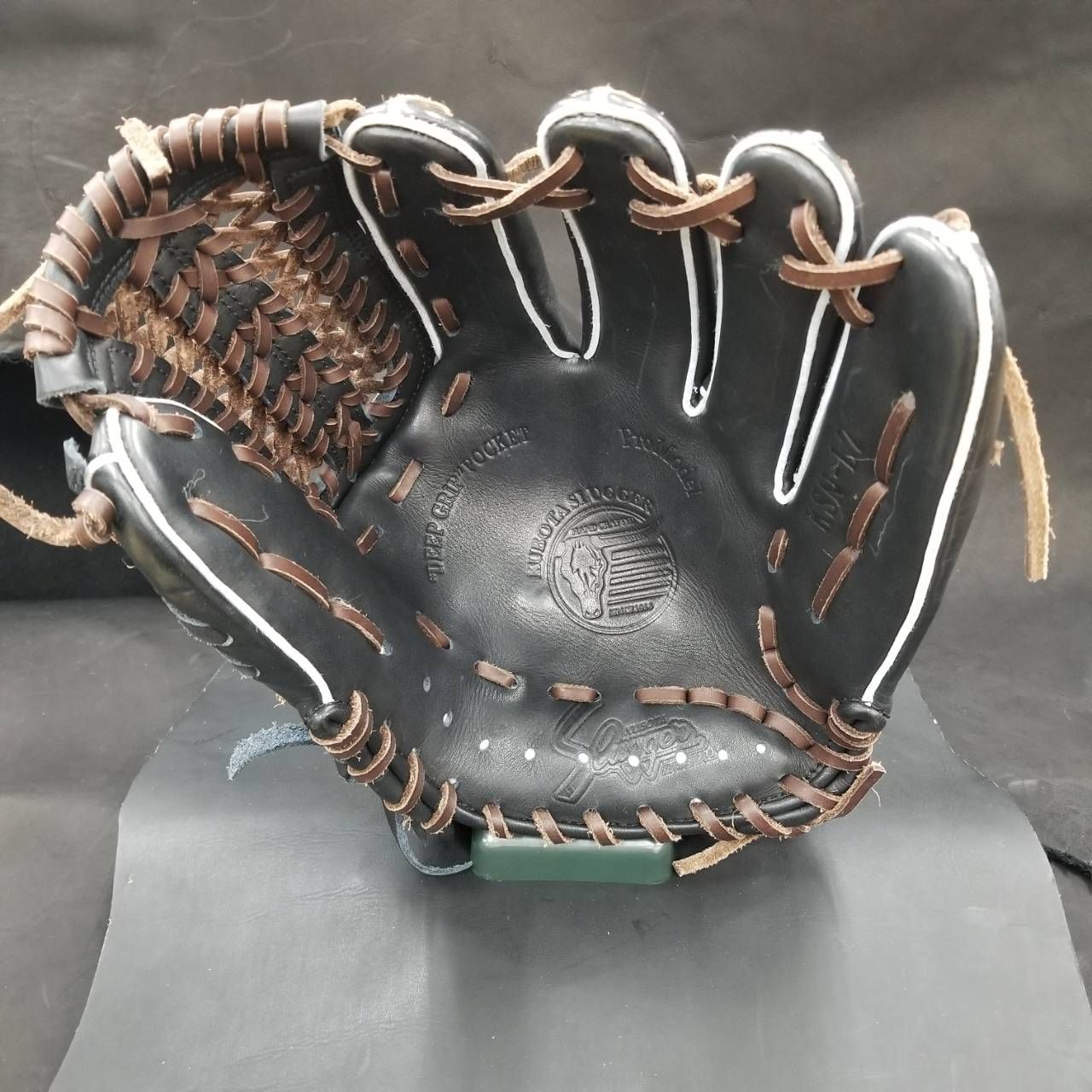 久保田スラッガー 軟式L 7 型付け済 紐交換アレンジ一品物