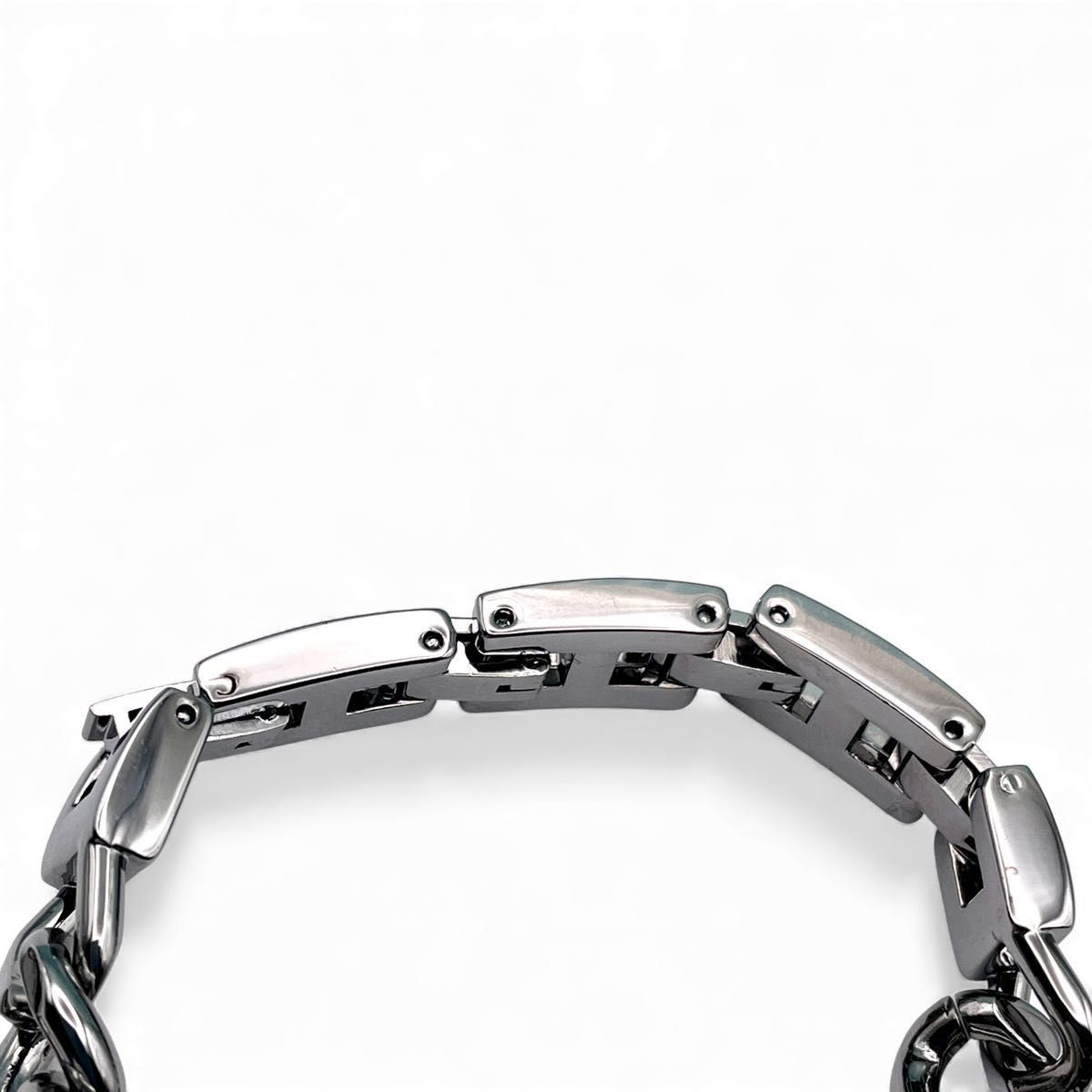 美品□稼働 GUCCI グッチ 107 Gフェイス 白文字盤 チェーンウォッチ