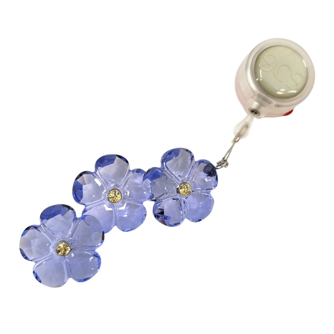 美品・スワロフスキー 忘れな草 フラワードリーム 置物 箱つき Lサイズ