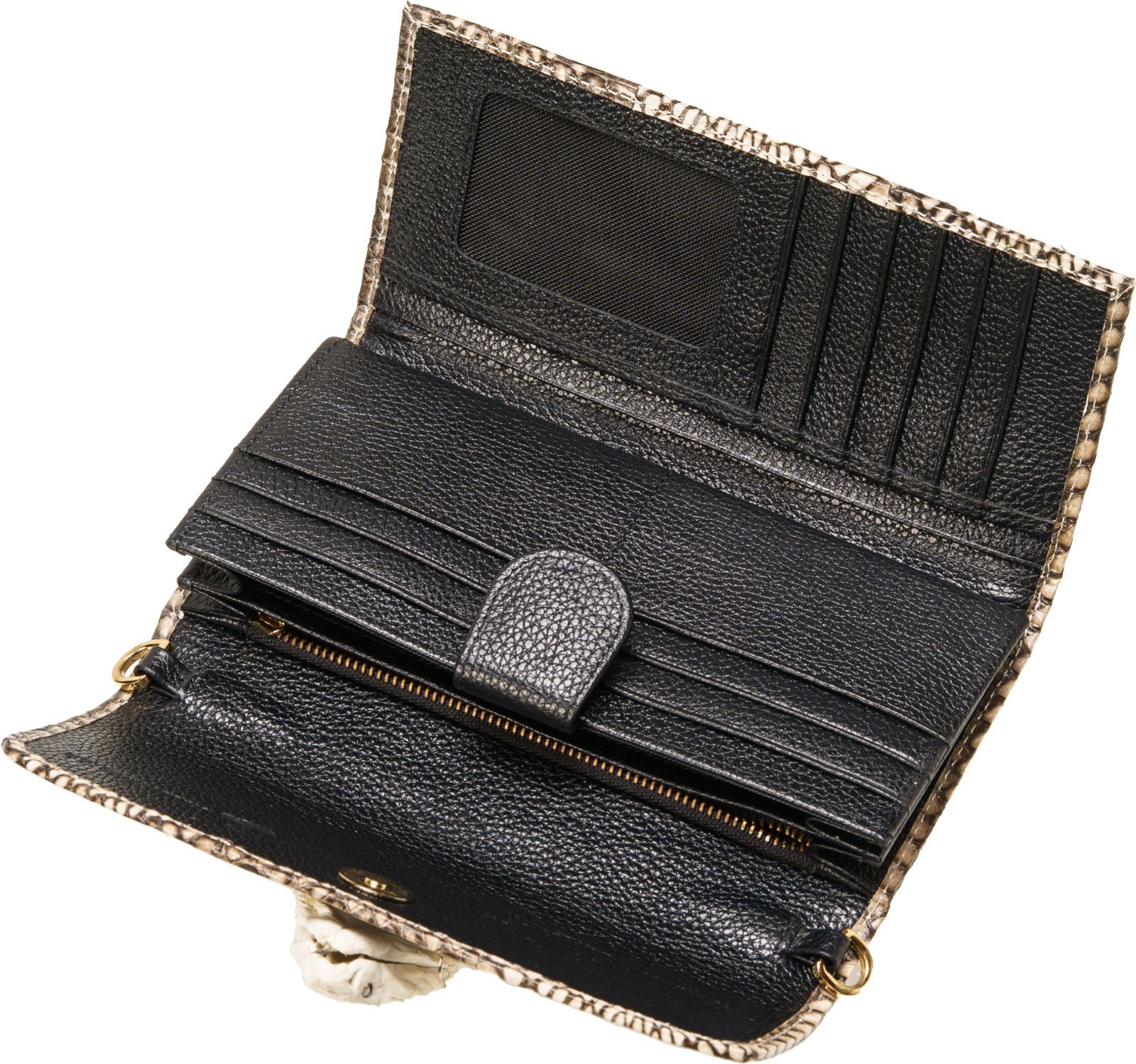 再生と富を象徴するコブラの存在感を纏う｜本コブラスキン2 WAYラグジュアリーウォレット