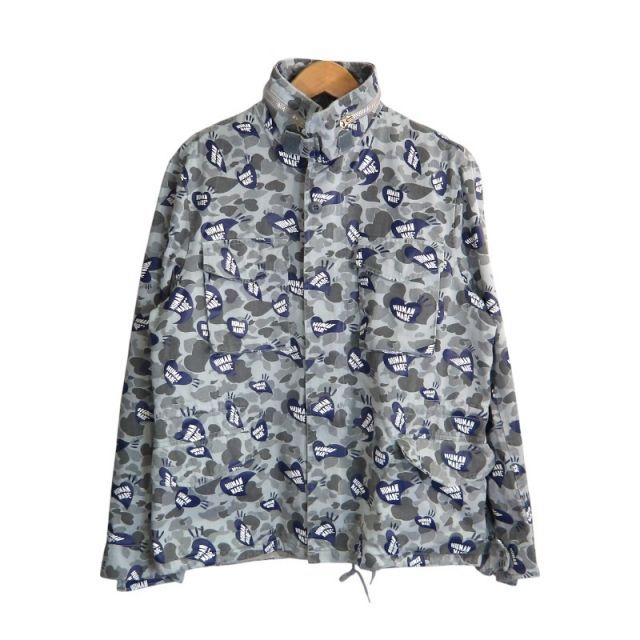 HUMAN MADE ライトグレー ジャケット M HUMAN MADE M-65 HEART CAMO FIELD JACKET GRAY HM18JK008 ヒューマン