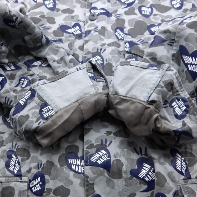 HUMAN MADE M-65 HEART CAMO FIELD JACKET GRAY HM18JK008 ヒューマン