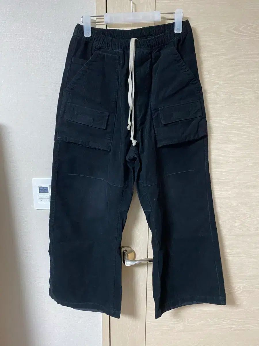 2 POLYTERU ヘビー フロント カーゴ パジャマ インク ブラック