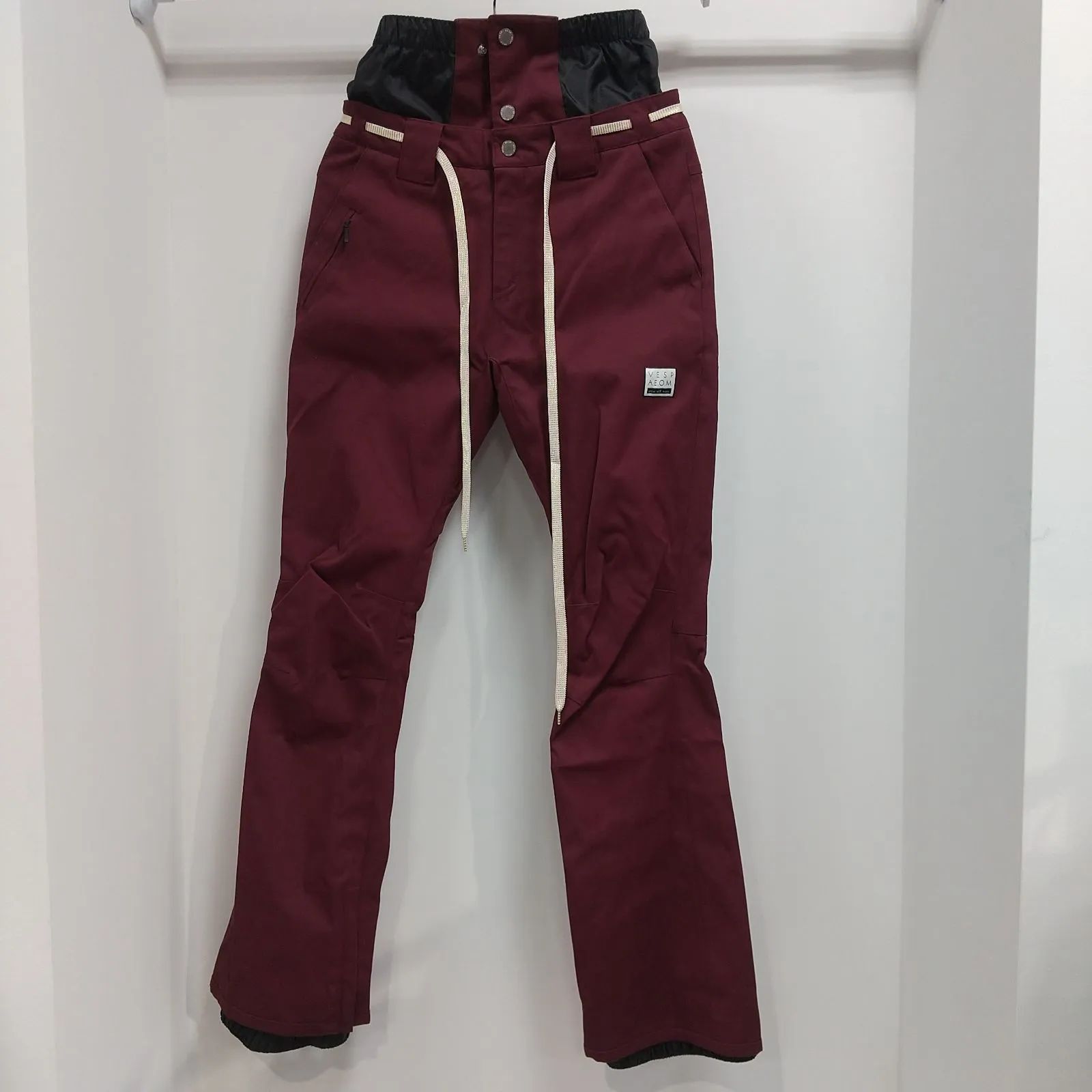 バーガンディ スノーボードパンツ M
