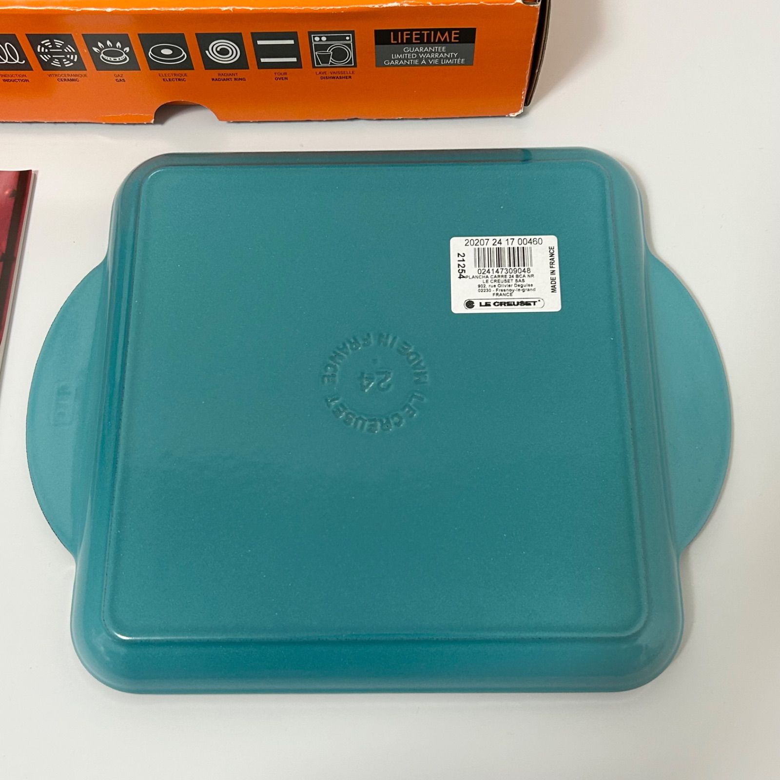 LE CREUSET ル・クルーゼ カリビアンブルー スクエアグリル グリドル