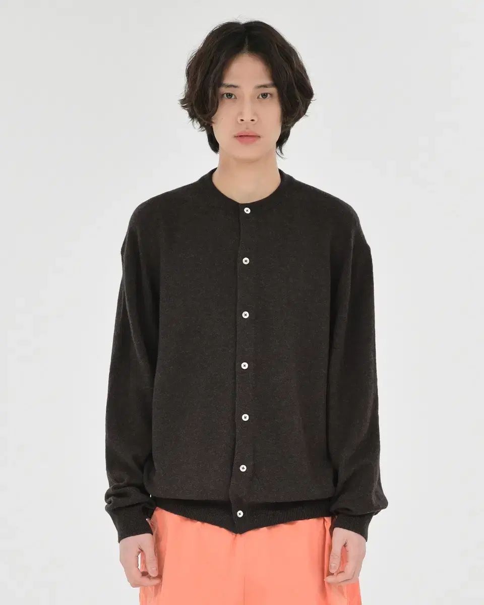 ブラウンヤード ウール ラウンド カーディガン ブラウン サイズ3