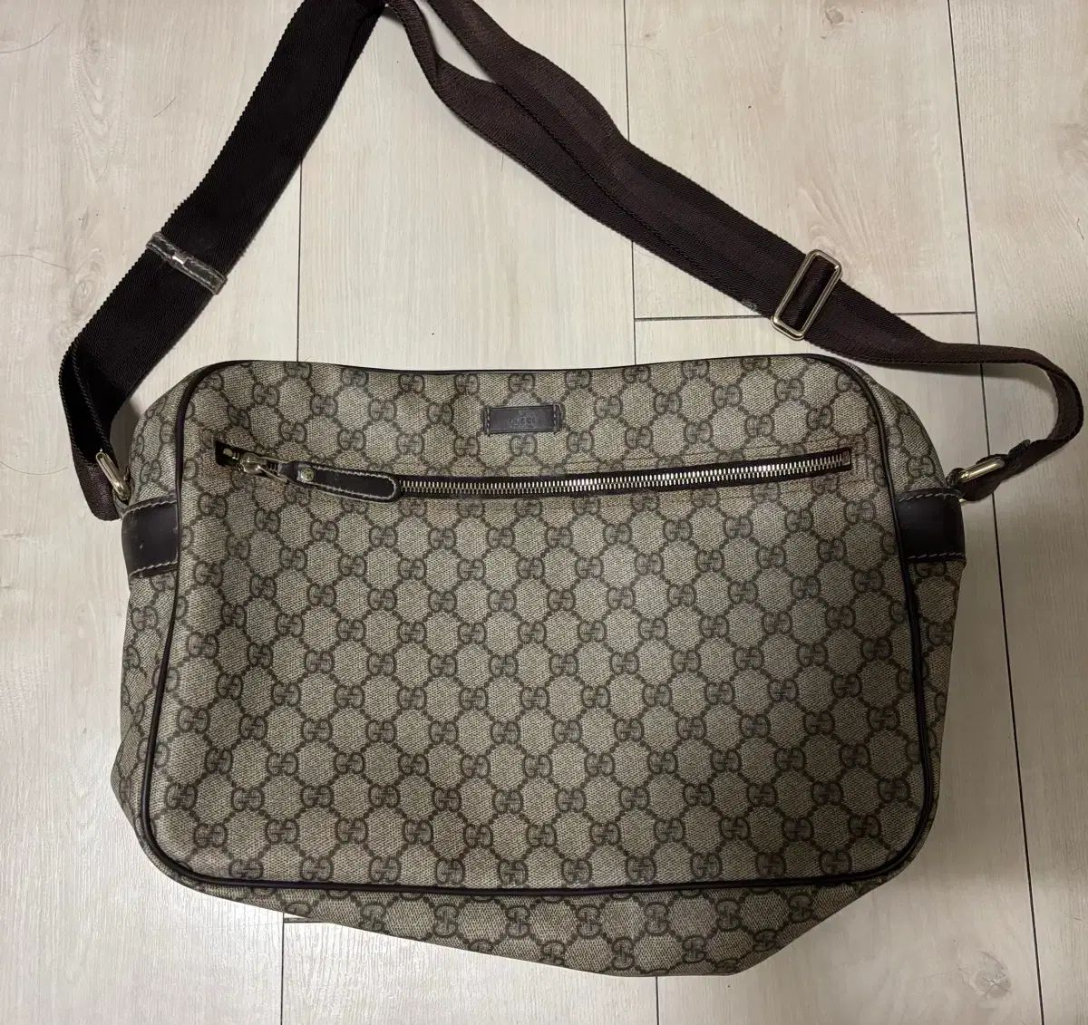 グッチ GG シュプリーム メッセンジャー クロスバッグ ユニセックス