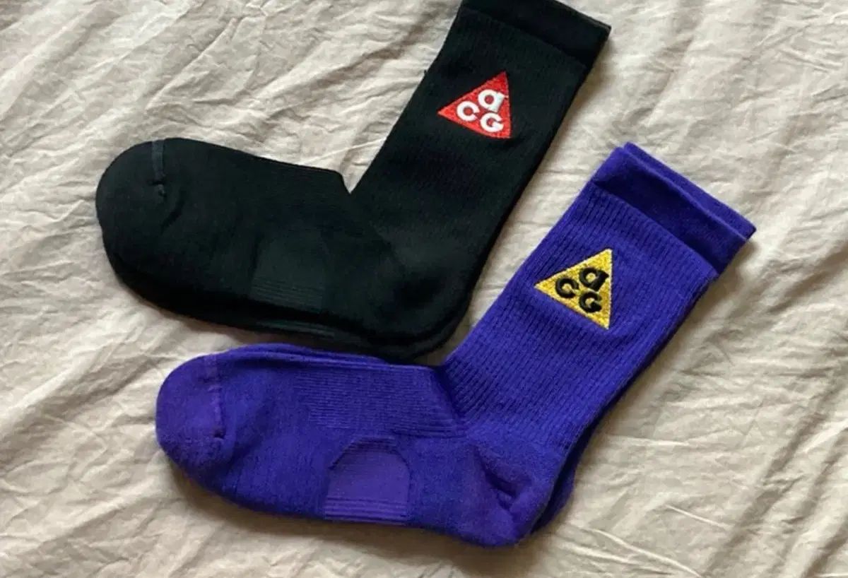 ナイキ ACG 刺繍 クルー ソックス 靴下 2足 セット